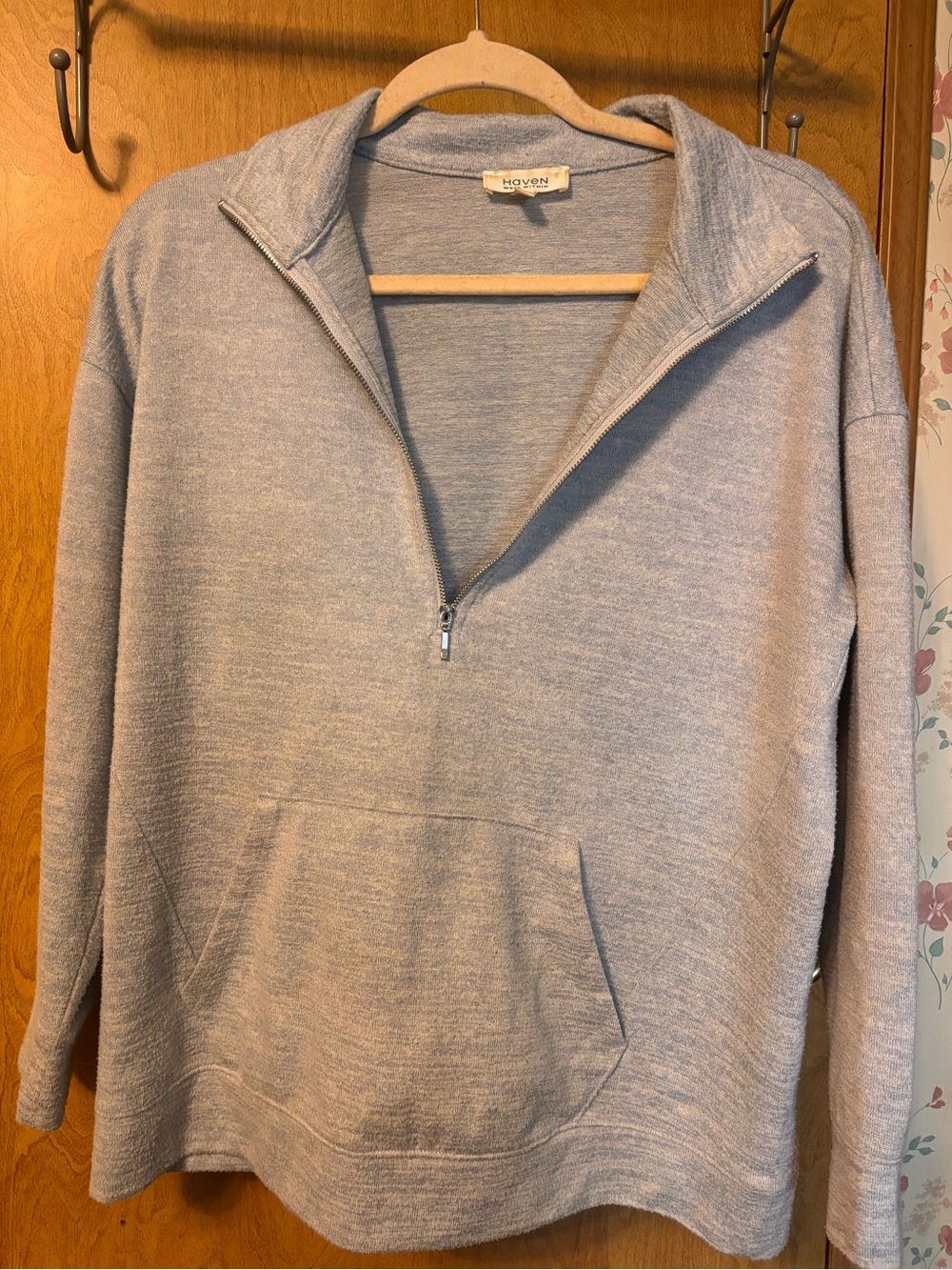 Have Heather Gray Quarter-Zip Pullover Hoodie